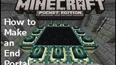 Minecraft PE | How to Make an Ender Portal