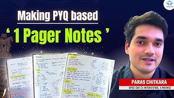 Making One pager notes for UPSC | This helped me clear 4 UPSC Mains | Ultimate Mains Mentorship