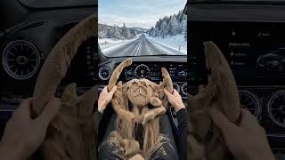 AMG Steering Wheel Made of Real Sand (Cutting ASMR)