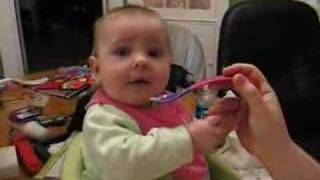 Kaeley Rose Eats Cereal