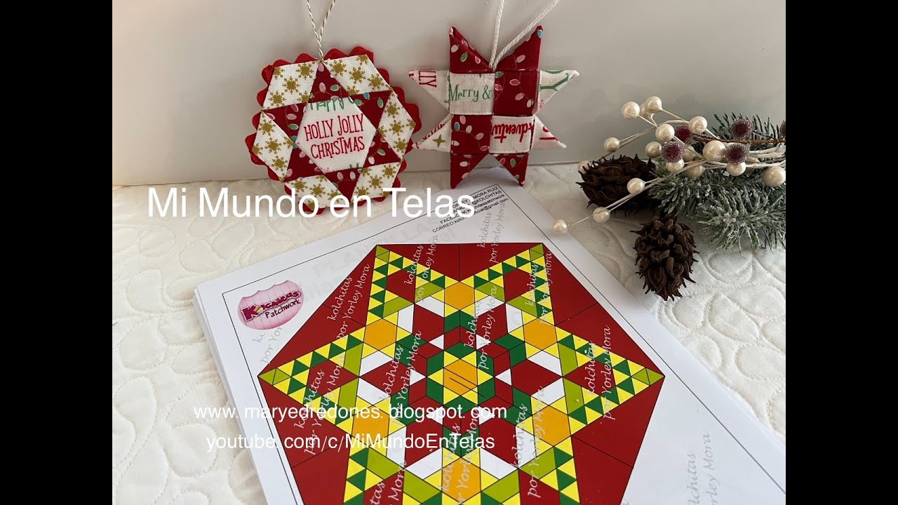 Clase en ViVo #205 - Ornamento con Técnica de Papel Inglés - DIFERIDO