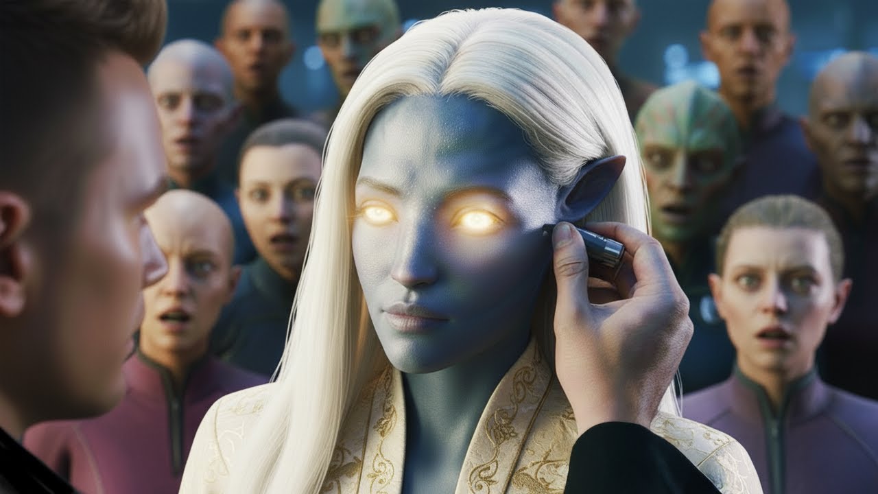 Se burlaban de la alien ciega porque chocaba con las paredes, pero el humano le devolvió la vista