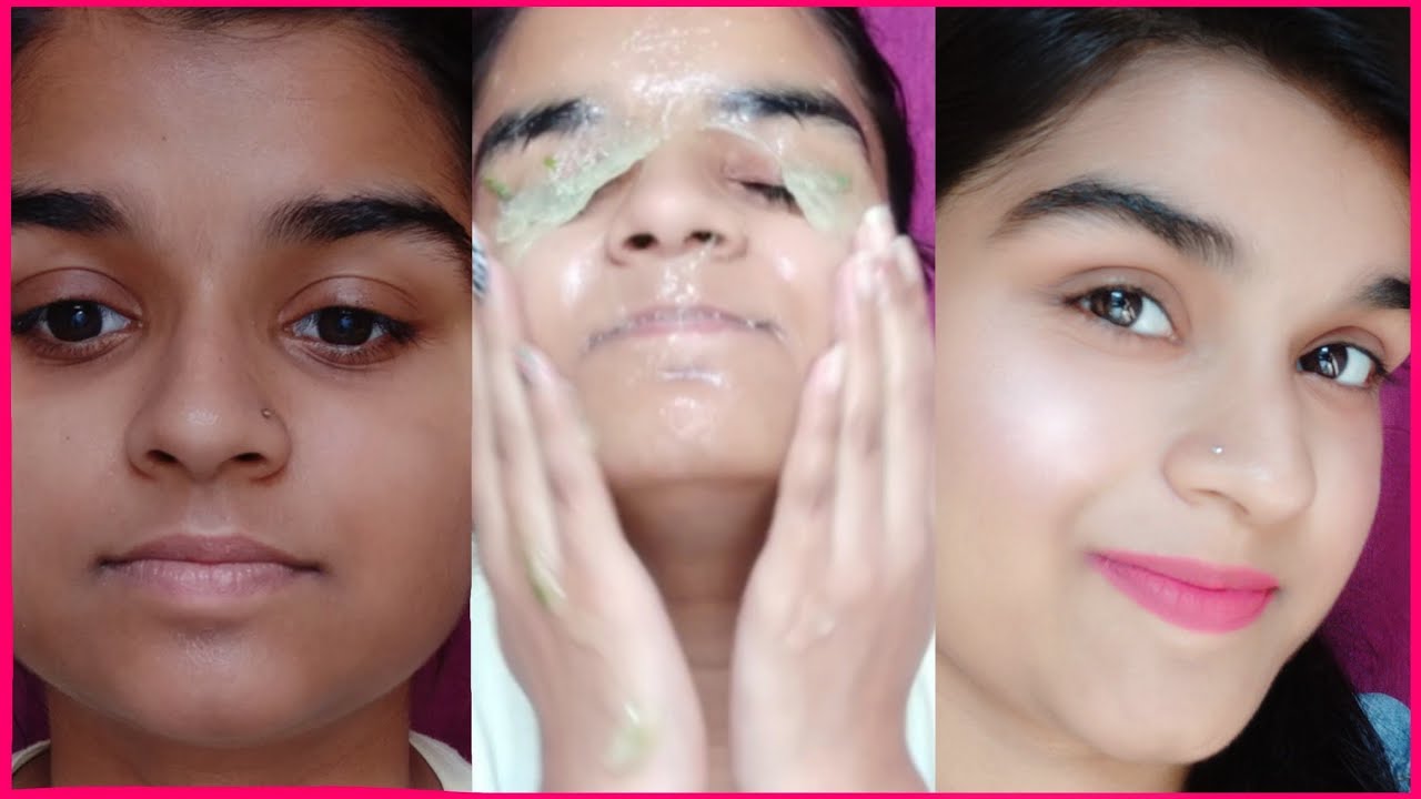 How to get crystal clear skin at home *Satisfying Mask* All Skin ...