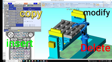 Robot Yaskawa || Copy ,Delete ,Insert ,Modify một câu lênh và nhiều câu lệnh