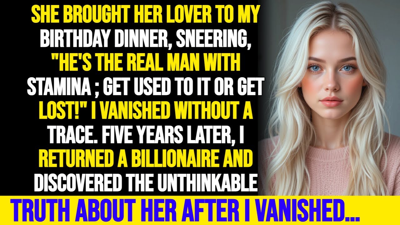 Outline Video I PACKED MY ENITRE LIFE AND VANISHED AFTER WIFE BROUGHT HER LOVER TO MY BIRTHDAY DINNER...