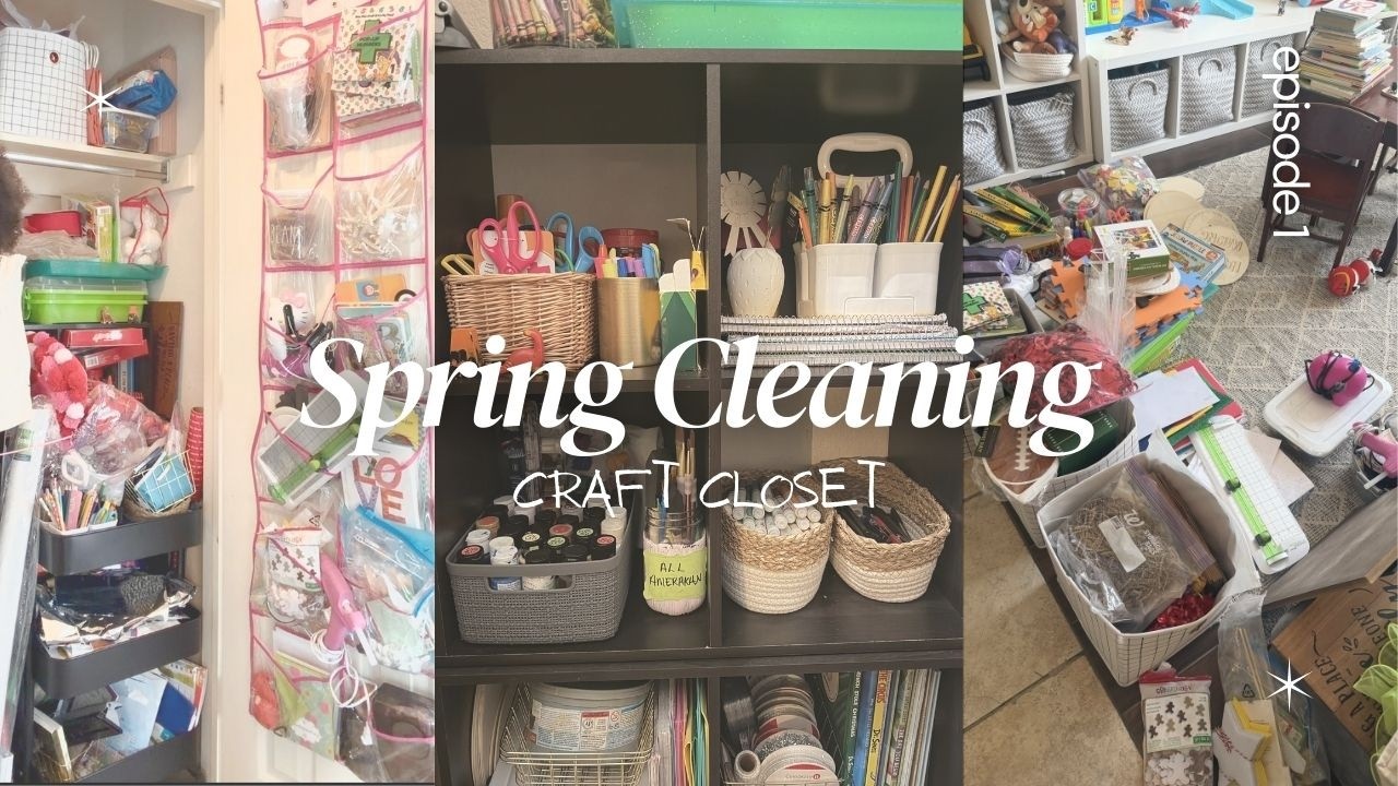 SPRING CLEANING MOTIVATION | CRAFT CLOSET