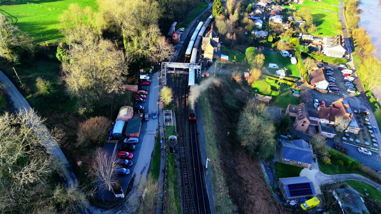 Severn Valley Railway Bridgnorth (DJI Neo 2)