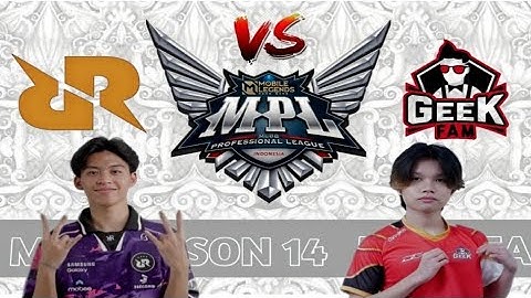 RRQ HOSHI vs GEEK FAM [ Regular Season Week 7 Day 3 ] Game 1 | #MPLIDS14