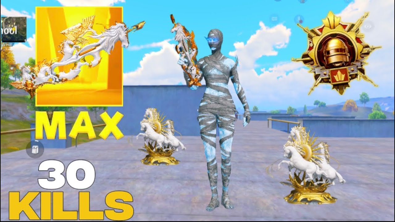 30 KILLS IN JUST ONE MATCH 🤩 MAX OUT NEW P90 GAMEPLAY #solovssquad #pubg 