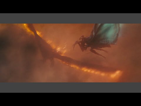 Mothra fights Rodan, death of Mothra