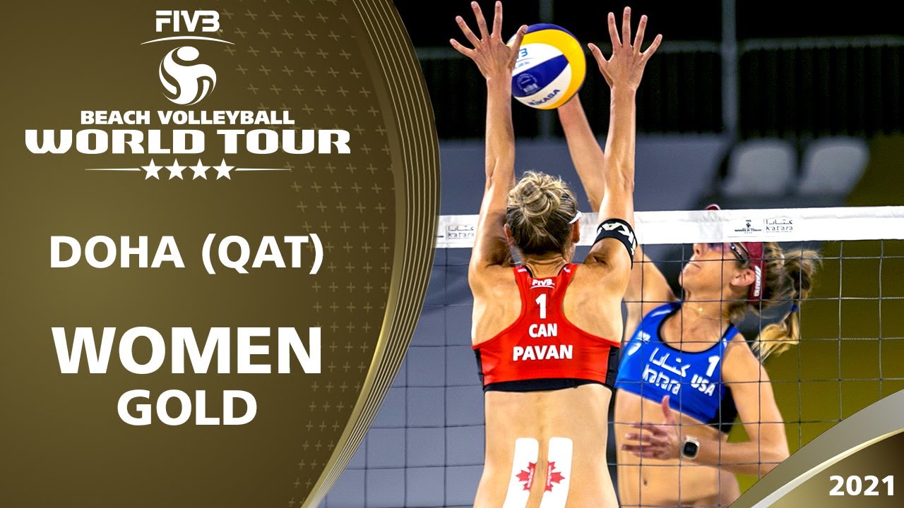 LIVE - Women's Gold Medal | 4* Doha (QAT) - 2021 FIVB Beach Volleyball World Tour