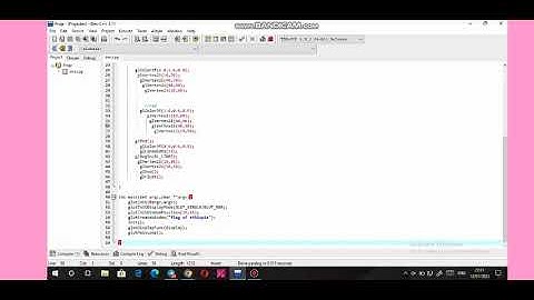 openGL ethiopian flag graphics code