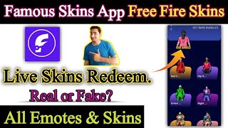 Famous Skin App Se Free Fire Kaise Le | Famous Skin App Real or Fake | Free Fire Skins #shorts screenshot 4