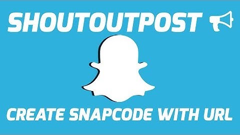 How to create a Snapcode with URL / Website / Link (Part 1)