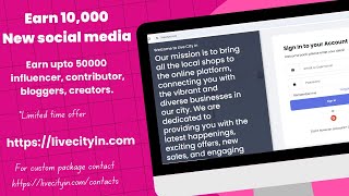 Earn online | how social media influencer earns | livecityIn affiliate program | Best Refer and Earn screenshot 5