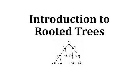Introduction to Rooted Trees