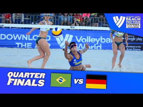 Andressa/Vitoria vs. Ittlinger/Schneider - Quarterfinal Highlights of Itapema 2022 #BeachProTour