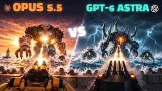 Opus 5.5 vs. GPT-6 Astra: 3D Sea Monster Defense Game Development Showdown (3-Hour Time Limit) screenshot 1