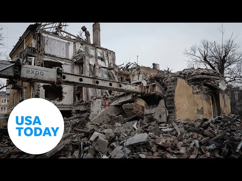 Russian missile attacks target residential building in Kramatorsk | USA TODAY