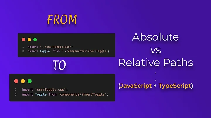 📂 React Absolute and Relative Paths Configuration - Stop ../