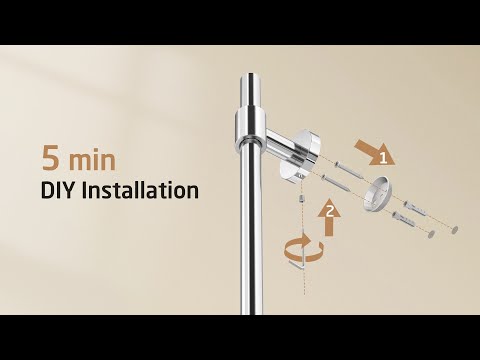 How to Install a Shower Slide Bar – KES F210S78 | Step-by-Step Guide