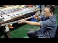 Process of Making Long Sword for Movie Shooting. Famous Korean Traditional Sword Factory