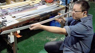 Process of Making Long Sword for Movie Shooting. Famous Korean Traditional Sword Factory