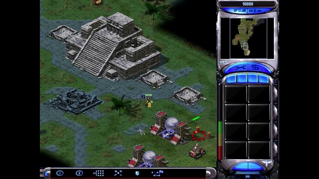 红警2盟军战役速通第九关（太阳神殿）Red Alert 2