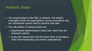 Lecture 2 part 1 SDLC