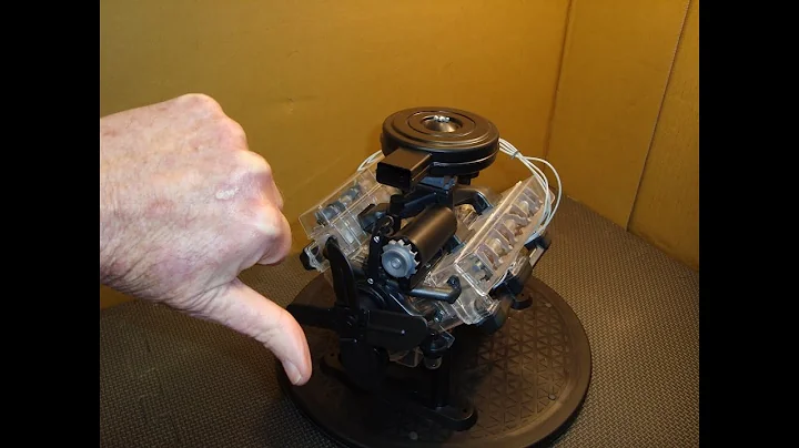 Revell Visible V8  Engine Model Kit Operating Demo + Comments