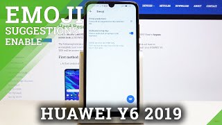 How to Activate Emoji Suggestions in Huawei Y6 (2019) - Replace Words with Emoji screenshot 5
