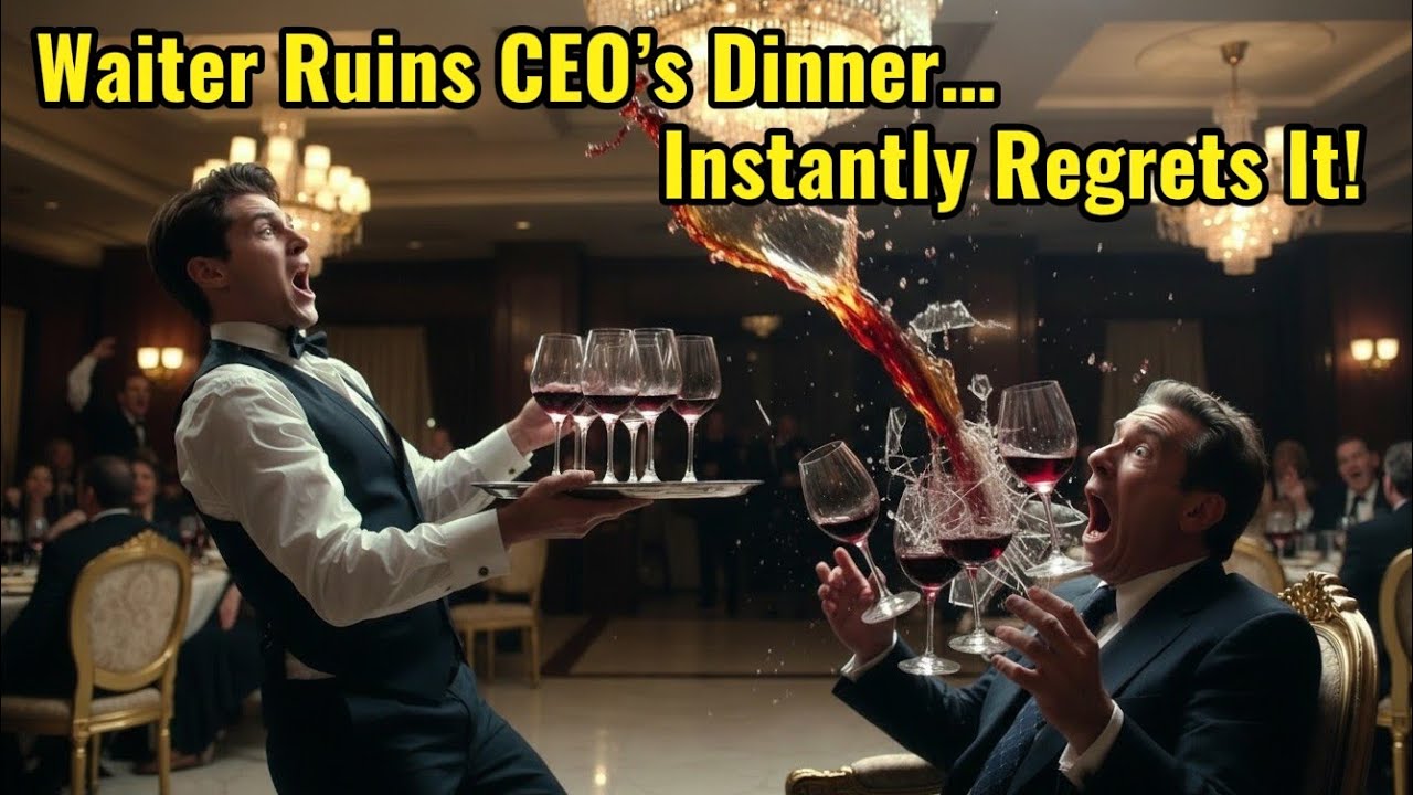 After Ruining the CEO’s Dinner, The Waiter Braced for the Worst
