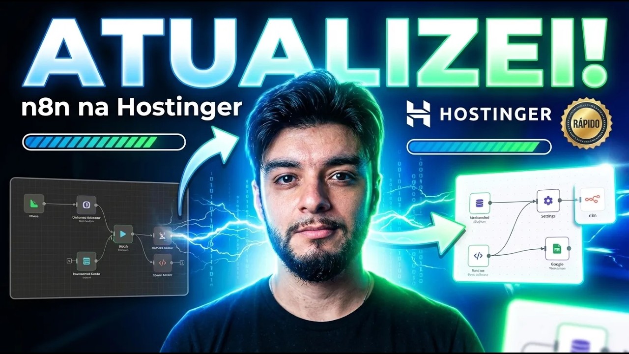 Como atualizar seu n8n de forma rápida e fácil na Hostinger - YouTube