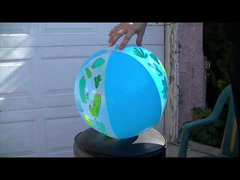 Playing with my Beach Ball