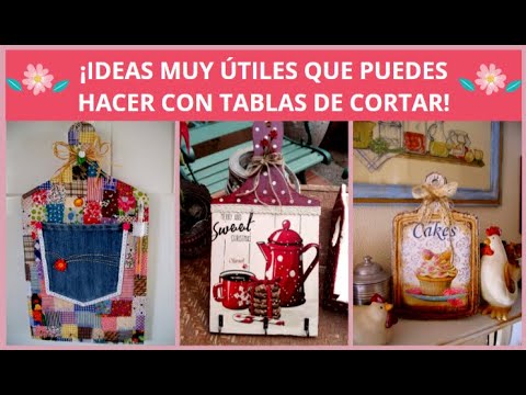 Video: Cómo Decorar Tablas De Cortar Con Tus Propias Manos