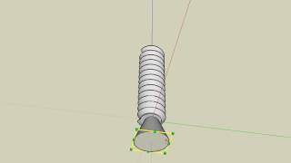 SketchUp Screw 2   YouTube