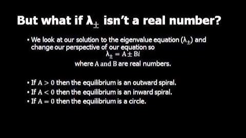 Linearization & Evalues: Part 2 (Amy Explains Math 118)