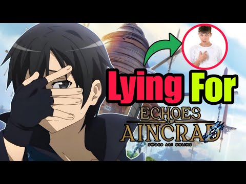 Echoes of Aincrad Isn't What SAO Fans Want And Content Creators Are Overhyping It?