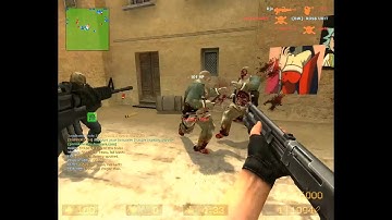 Counter-Strike: Source (CSS) - Zombies (05) x3 rounds (de_dust map) playing after 10+ years or so