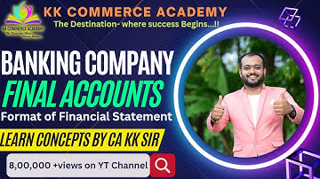 Banking Final Accounts | Format of Balance Sheet | Format of Profit & Loss #tybcom |CA | CS | CMA |