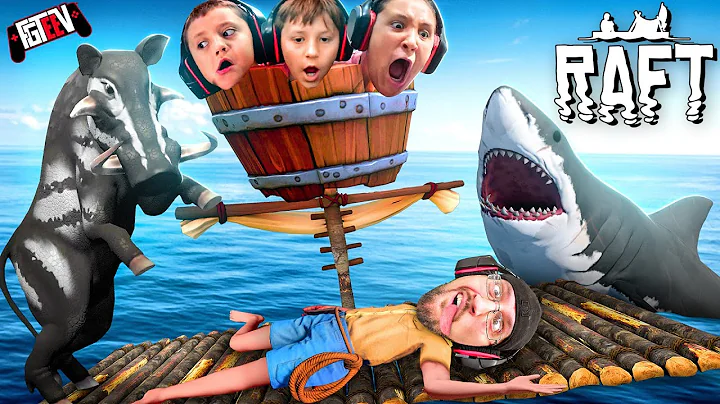 RAFT 2021!  Low iQ Raftmates vs. SHARK (FGTeeV Boy...