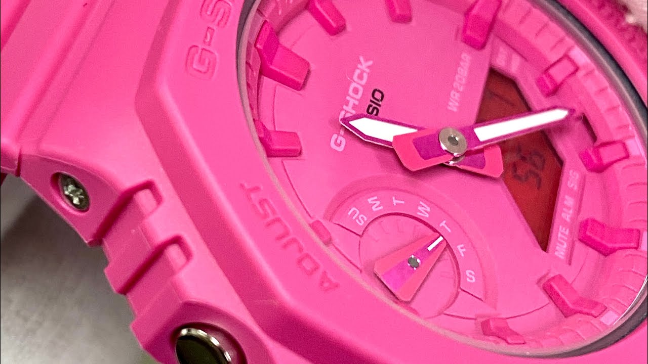 G【GMA-S2100P-4AJR】SHOCK - YouTube