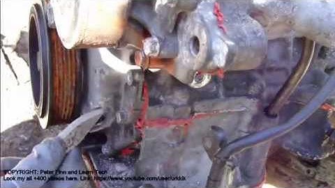 How to assemble engine VVT-i Toyota Part 35: VVT-i system sensors