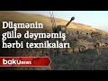 Düşmənin güllə dəyməmiş dağılan köhnə hərbi texnikaları