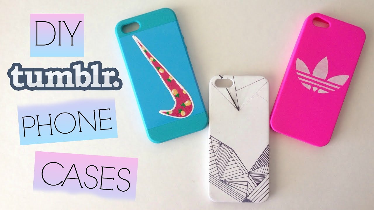 DIY Tumblr Phone Cases Easy + Cute!  YouTube