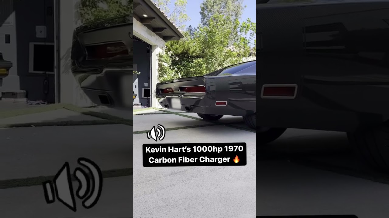 Kevin Hart’s all Carbon fiber 1000hp 1970 Dodge Charger “HellRaiser” 