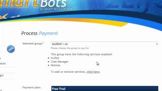 SmartBots how to: Seting up a new group to manage