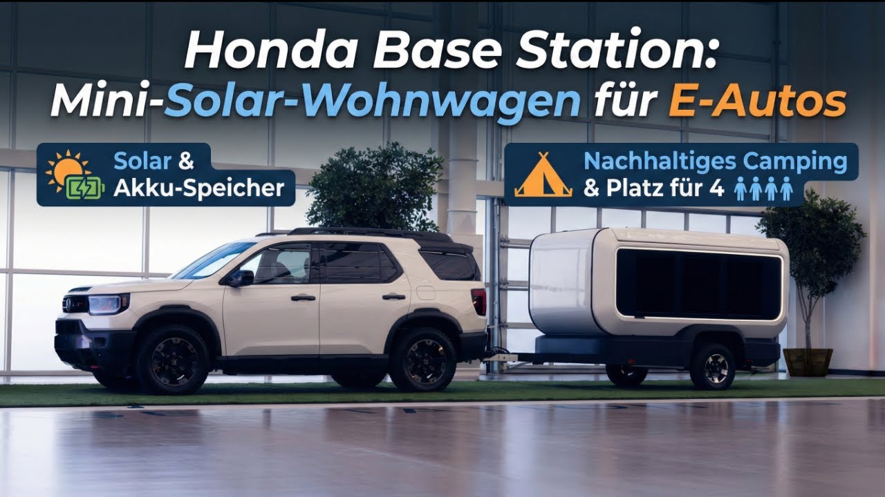2026 Honda Base Station: Mini-Solar-Wohnwagen für E-Autos