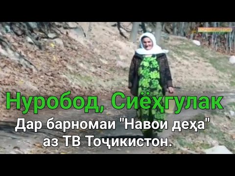 Нуробод ва деҳаи Сиёҳгулак дар барномаи "Навои деҳа" аз ТВ Тоҷикистон.