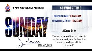 Sunday | English Service  | 24-05-2026
